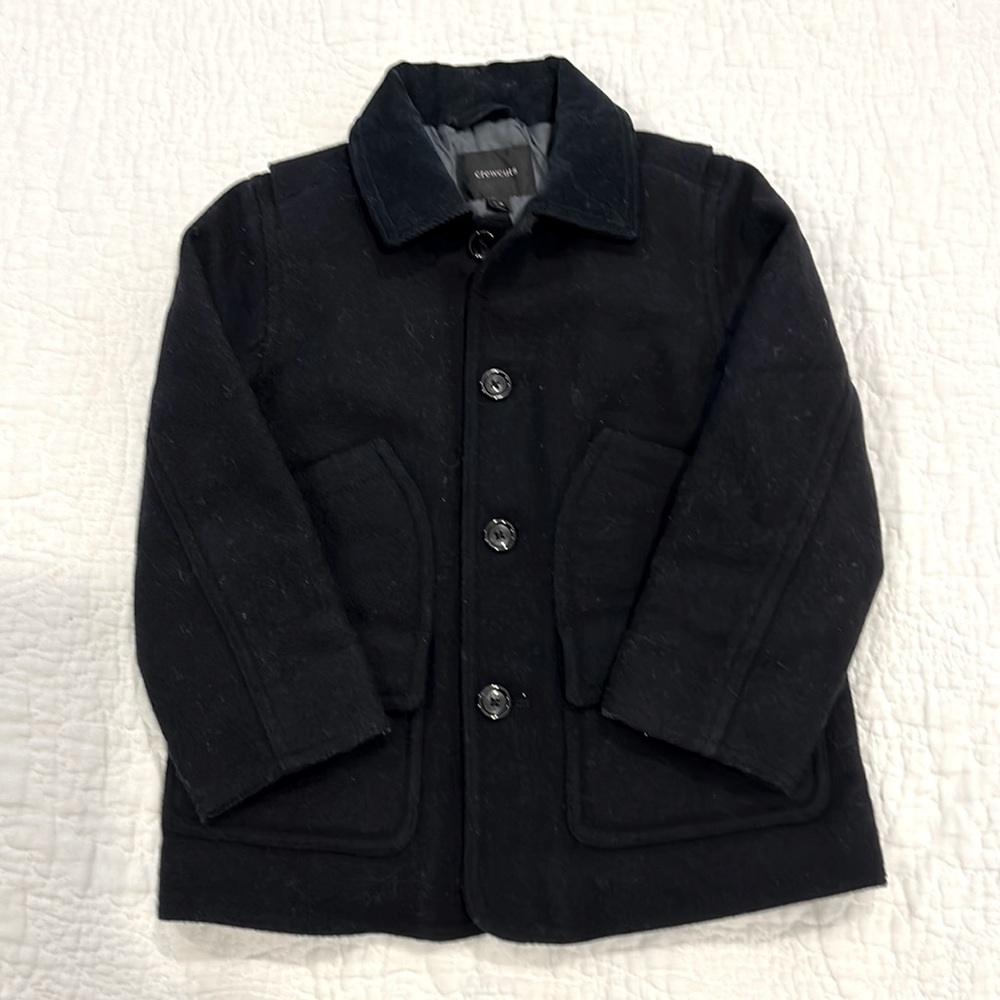 Crewcuts Navy Wool Coat